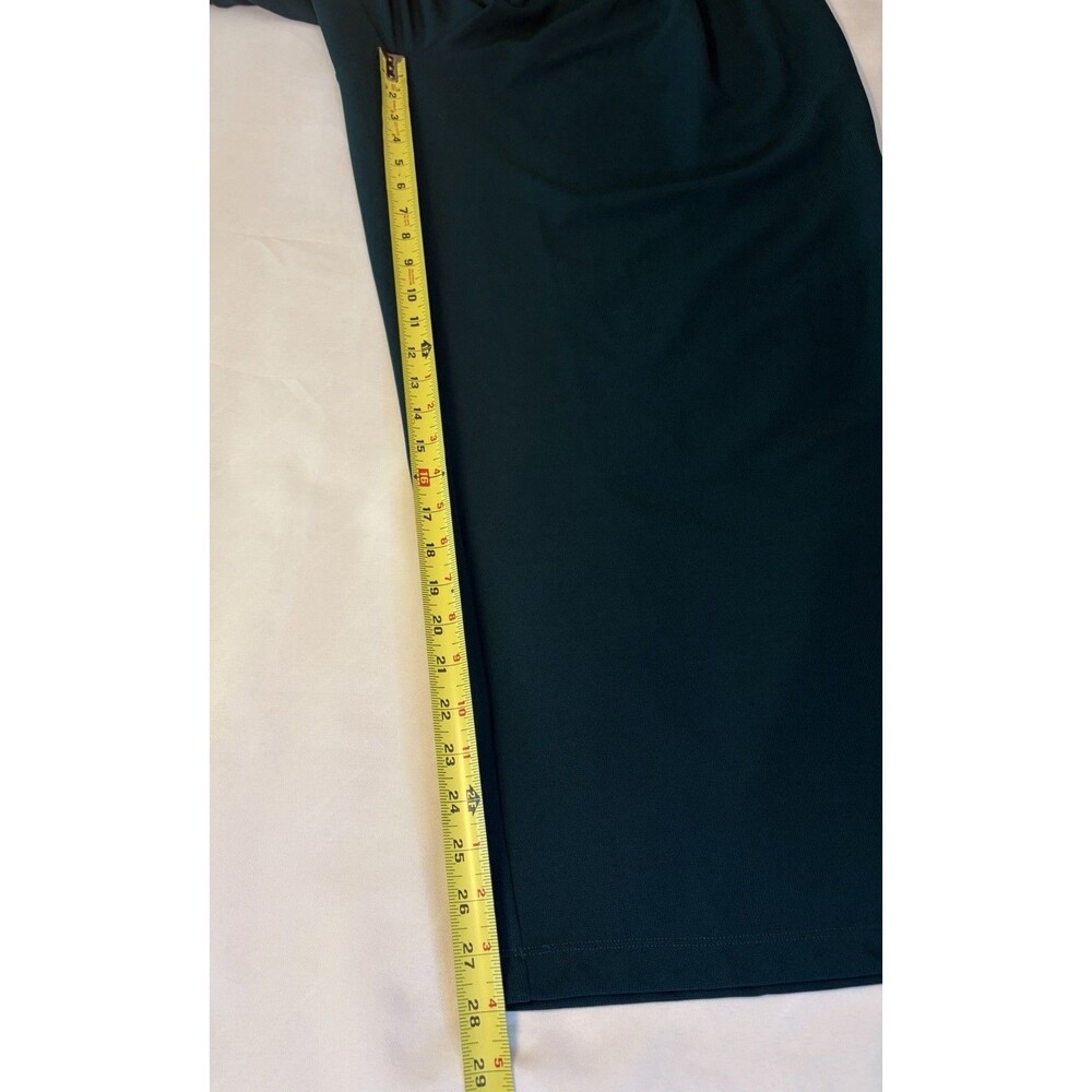 HALARA Flex High Waisted Wide Leg Pull On Green Waffle Dress Pant 1X Work Casual - Picture 10 of 10